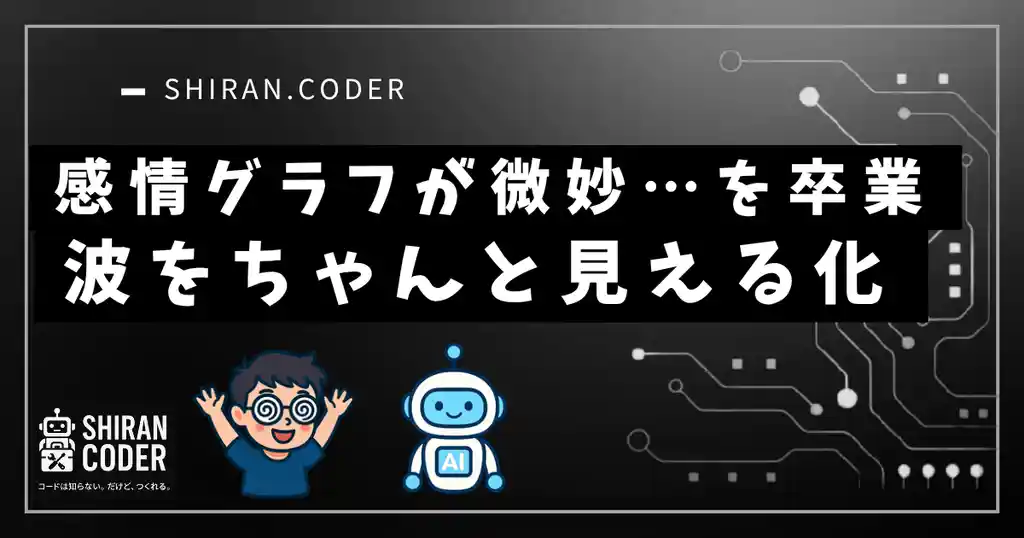 「感情グラフが微妙…」を卒業!スコア型で“気持ちの波”をちゃんと見える化する方法